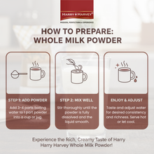 Load image into Gallery viewer, Harry Harvey Dried Milk Powder - Premium Full Cream Milk Powder
