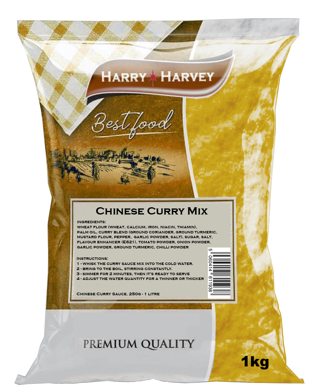 1kg Harry Harvey Chinese Curry Sauce Mix Powder As used by Takeaways Harry Harvey