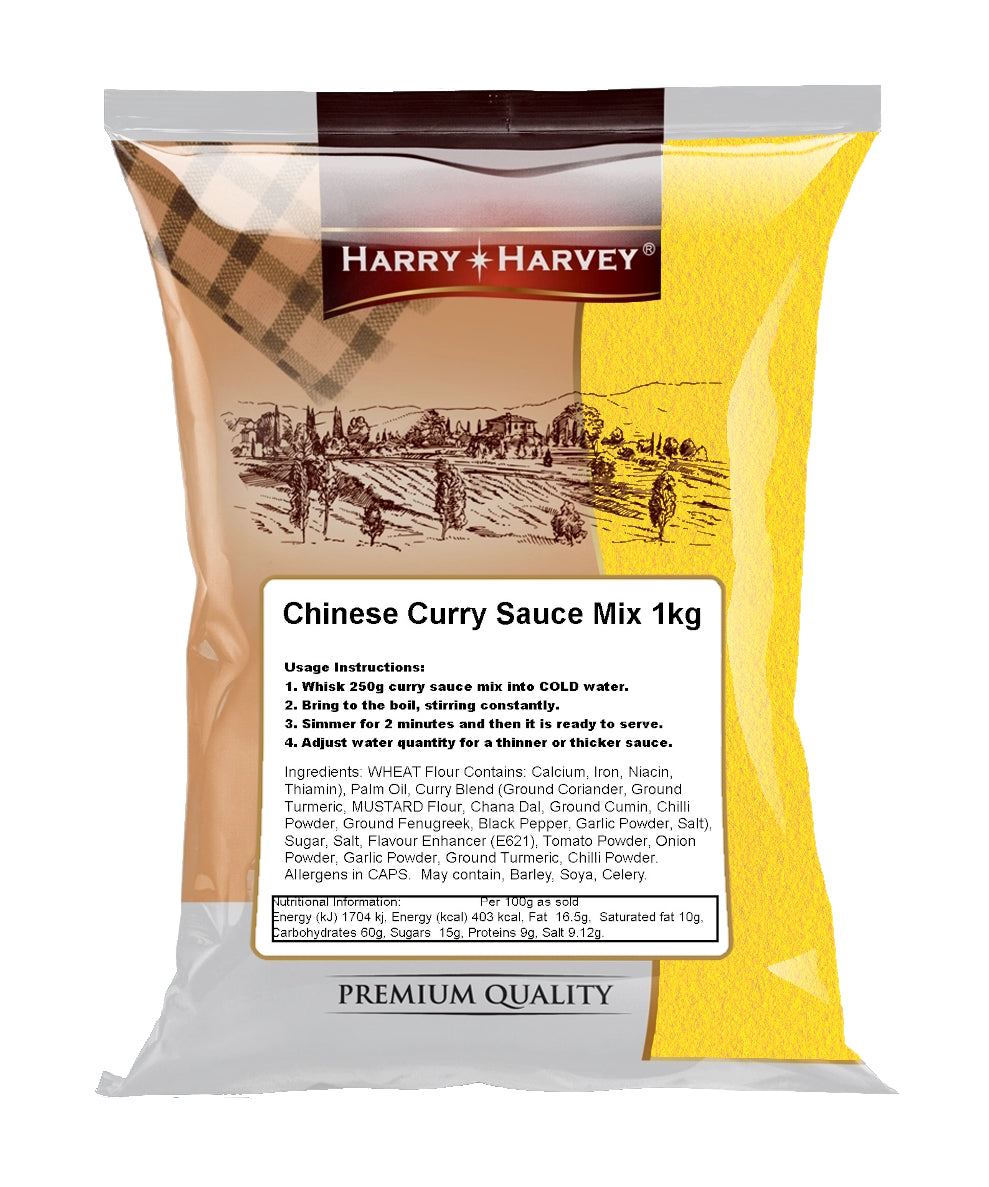 Harry Harvey Chinese Curry Sauce Mix 1Kg - As used by Takeaways