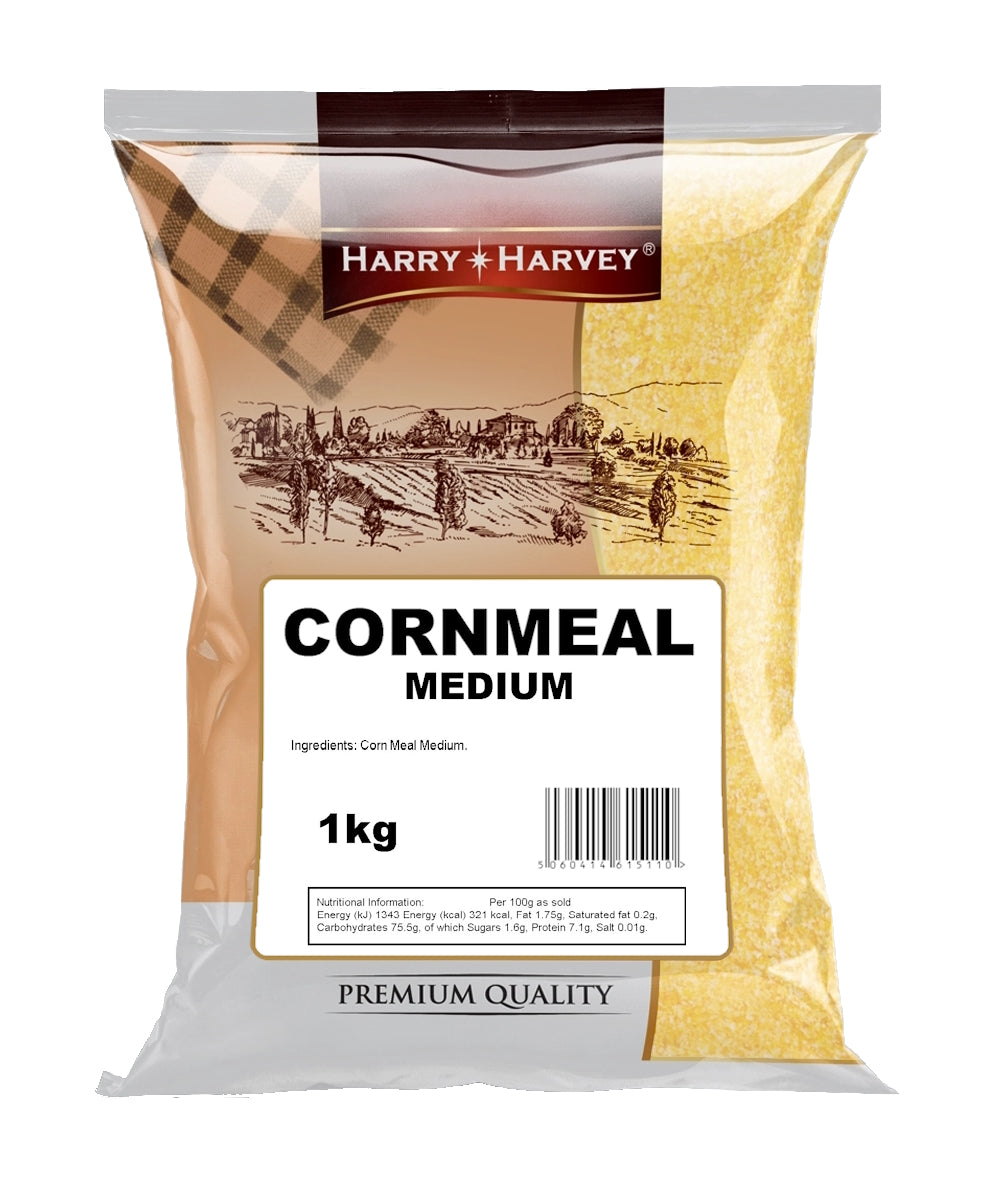 Harry Harvey Cornmeal Medium 1Kg - polenta - maize