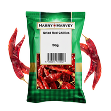 Load image into Gallery viewer, Harry Harvey Dried Long Red Chilli Whole - 50g
