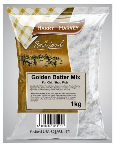 Harry Harvey 1kg Golden Batter Mix for Chip Shop Fish