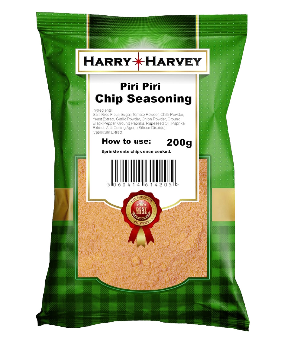 Harry Harvey Piri Piri Chip Seasoning | 200g Packet