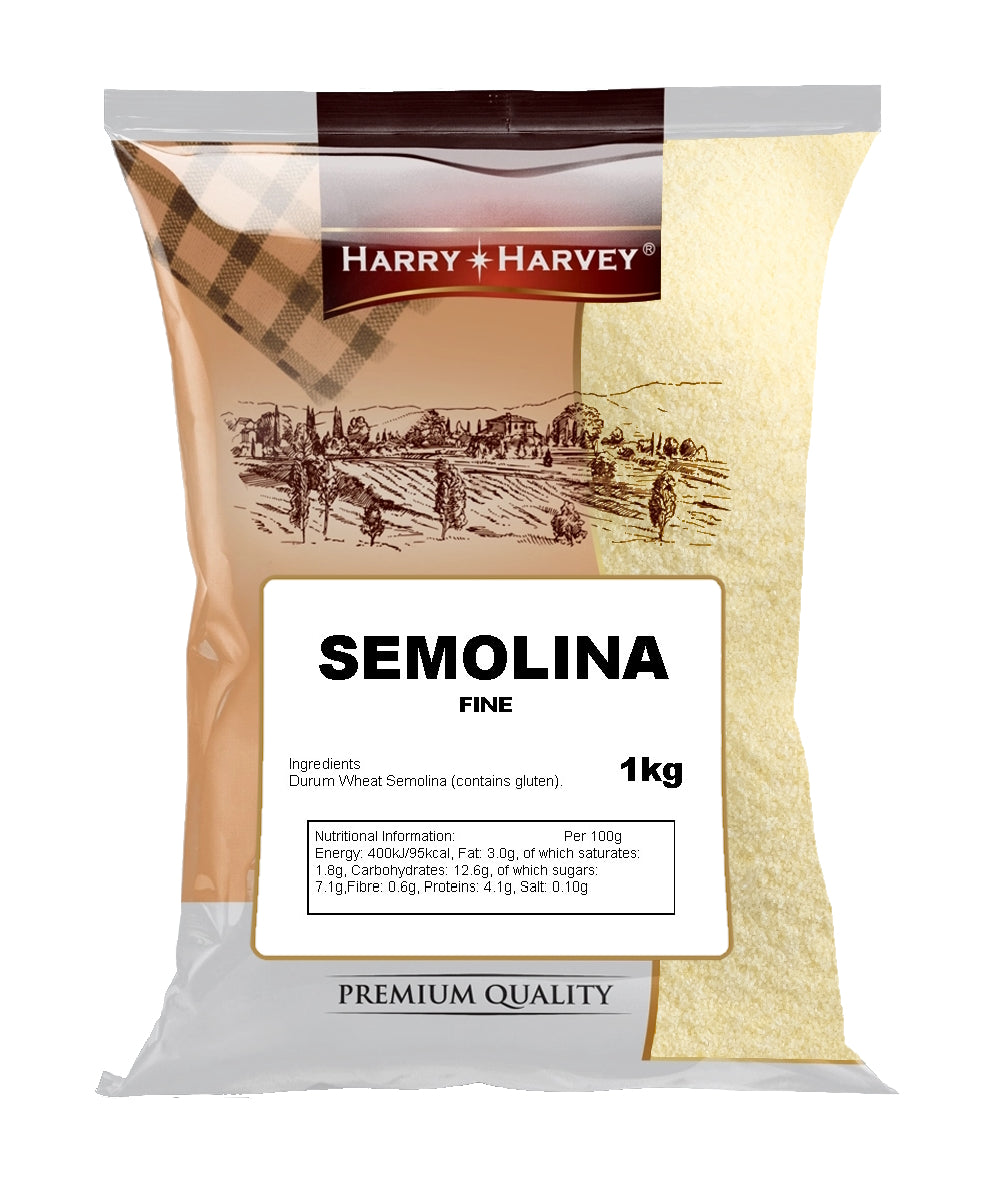 Harry Harvey Semolina - Durum Wheat (Fine) 1Kg