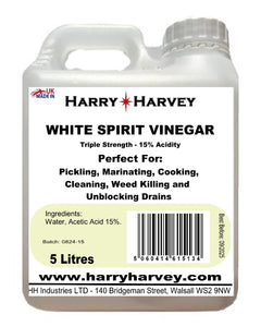 Harry Harvey White Spirt Vinegar 5L