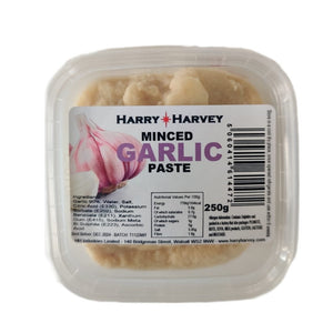 250g Harry Harvey Minced Garlic Paste Puree