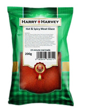 Load image into Gallery viewer, Harry Harvey Hot &amp; Spicy Meat Glaze Marinade Dry Rub | 200g Packet | Butchers
