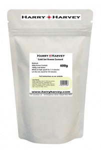 Harry Harvey Cold Set Custard Powder 400g | Professional Bakey Product