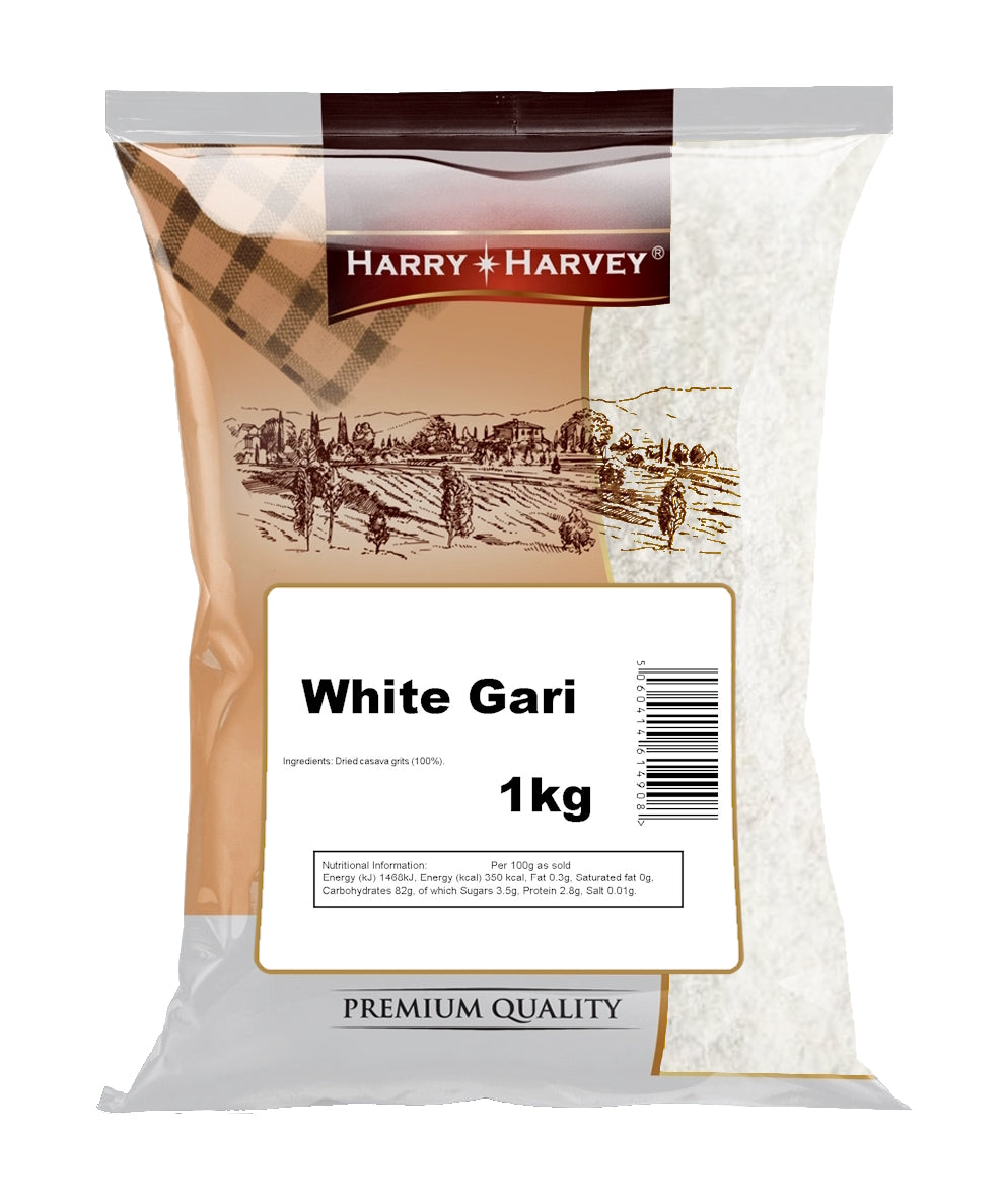 Harry Harvey White Gari 1Kg - Cassava flakes