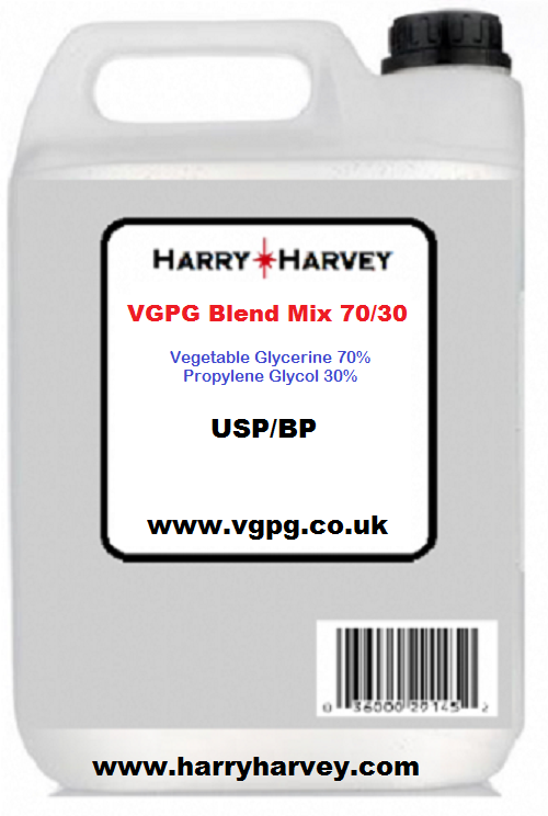 Vegetable Glycerine VG & MPG Propylene Glycol PG VGPG Blend Mix 70/30