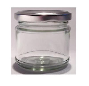 20 X 30ml small 1oz 28g MINI GLASS JARS SILVER LIDS