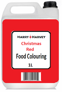 1 litre Harry Harvey Liquid Christmas Red Food Colouring