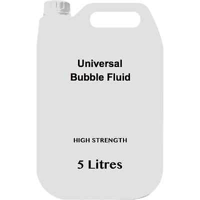 5L Bubble Machine Fluid - High Strength - 5 Litres