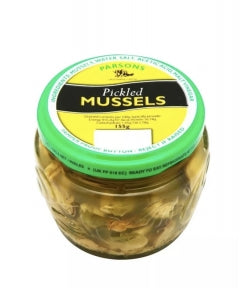 12 x 155g Jars Parsons Welsh Pickled Mussels
