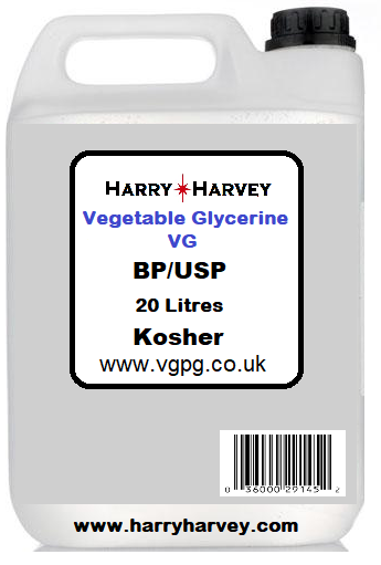 20 Litre Vegetable Glycerine (VG) - Food Grade Glycerol E422 20L - 25kg
