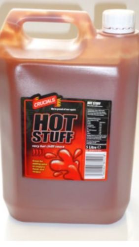 5L HOT STUFF Chilli Sauce Crucials Trade Catering Pack