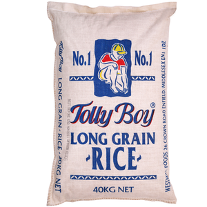40kg Tolly Boy Easy Cook American Long Grain Rice