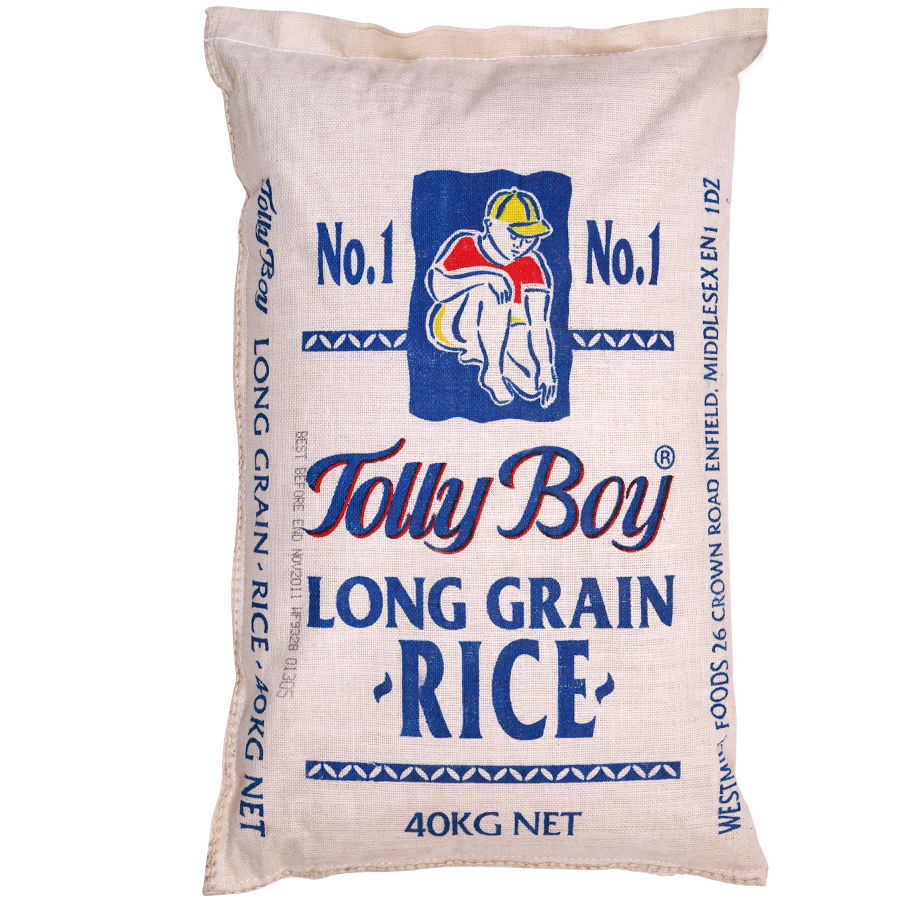 40kg Tolly Boy Easy Cook American Long Grain Rice