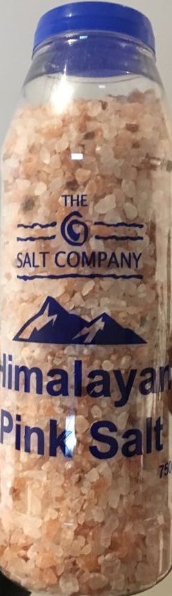 750g Himalayan Pink Salt - The Salt Company - bottle tub sealed contaner