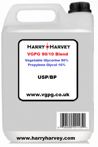 Vegetable Glycerine VG & MPG Propylene Glycol PG VGPG Blend Mix 10/90