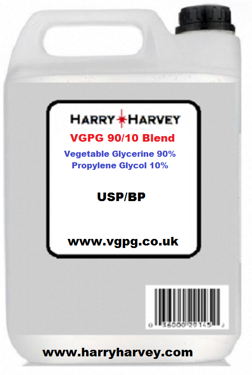 Vegetable Glycerine VG & MPG Propylene Glycol PG VGPG Blend Mix 90/10