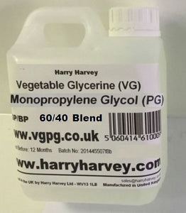Vegetable Glycerine VG & MPG Propylene Glycol PG VGPG Blend Mix 60/40
