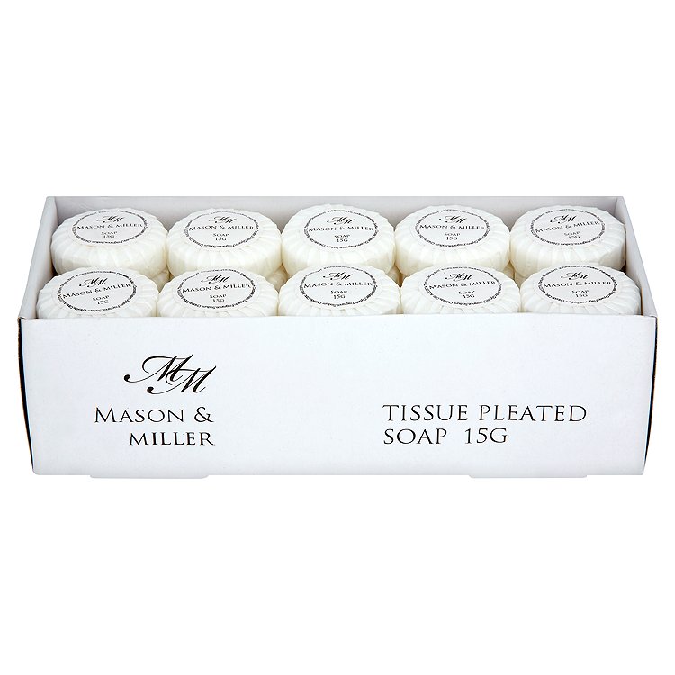 Mason & Miller Pleated Tissue Soap 50 x 15g