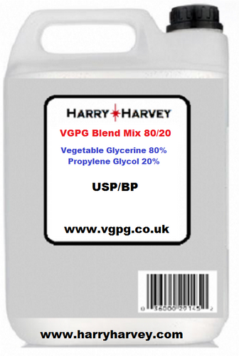 Vegetable Glycerine VG & MPG Propylene Glycol PG VGPG Blend Mix 80/20